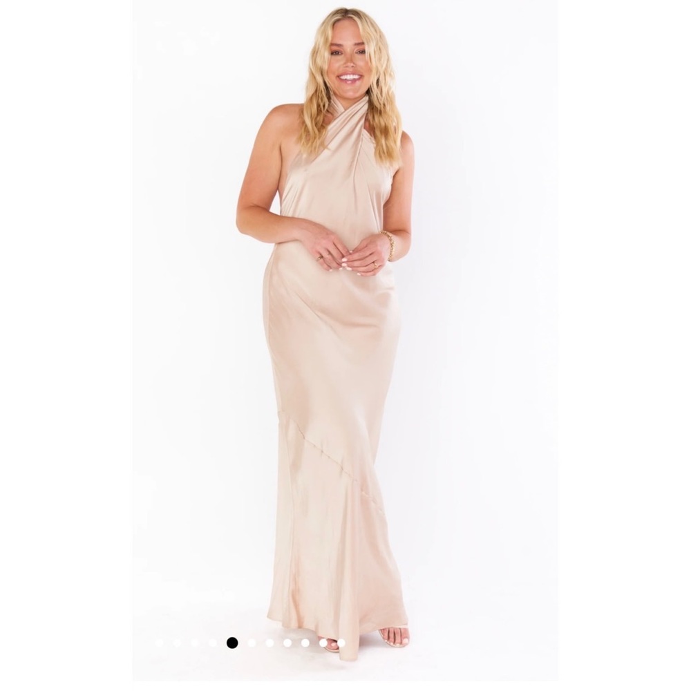 Show Me Your Mumu Jasmine Halter Maxi Dress